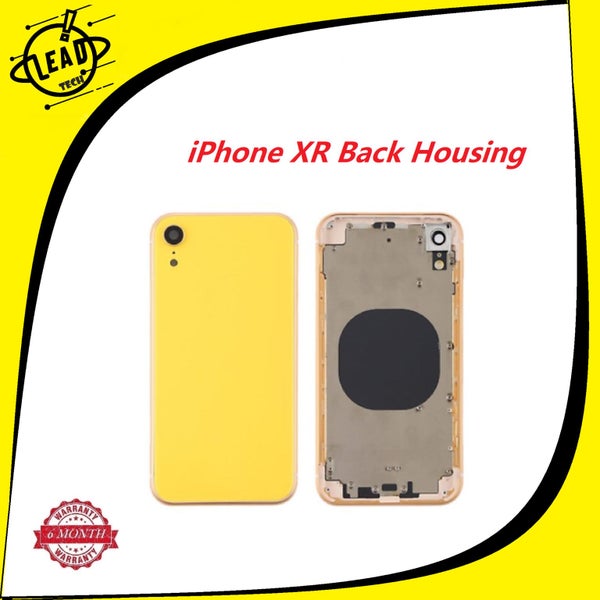 iPhone XR Rear Back Housing- Yellow Carousel 1