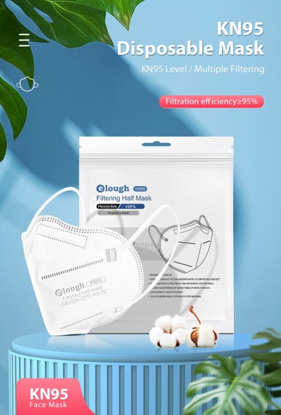 10 pieces Elough Green KN95 masks HX-02 - 5 layer protection GB2626-2019 Carousel 2