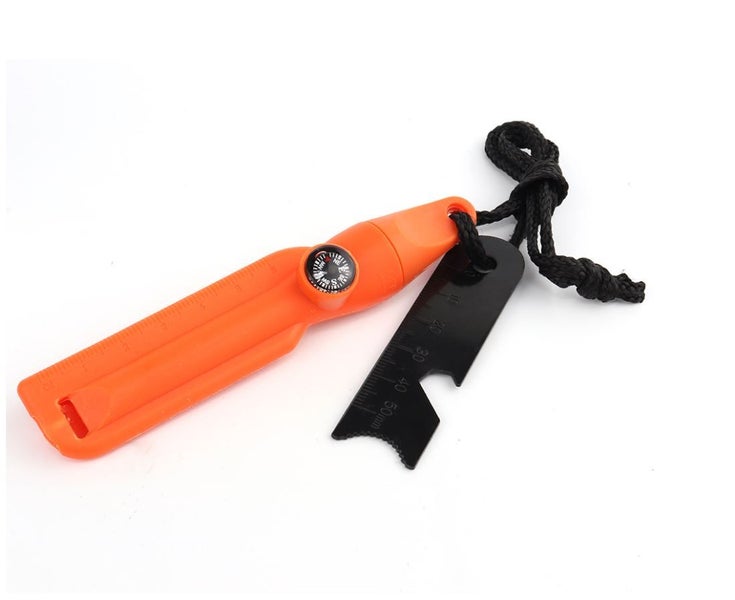 Magnesium Ferro Rod with Compass Whistle Sheath Jute tinder & Bushcraft bag Carousel 2