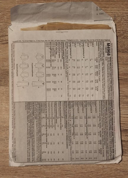 MCCALLS M4968 - MISSES PETITE TUNICS IN THREE LENGTHS - SIZE Y (XSM-SML-MED)64524869986305111