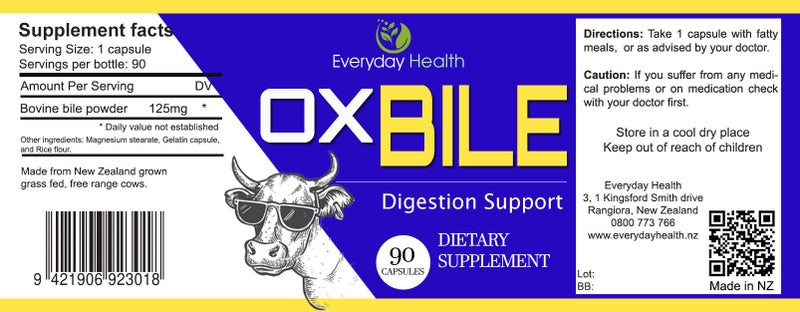 BULK BUY - 3 Bottles - Ox Bile - 270 capsules Carousel 2