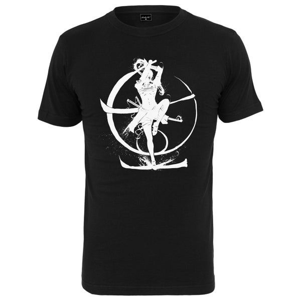 Mister Tee Grafic Shirt - White Samurai black Carousel 1