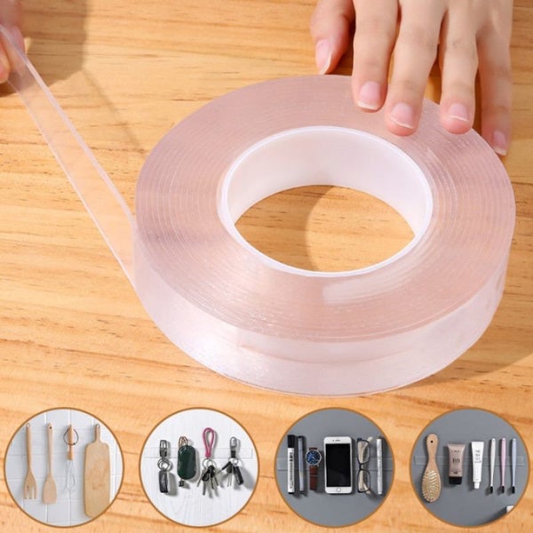 Nano Double Sided Adhesive Waterproof Transparent Reusable Acrylic Carousel 2