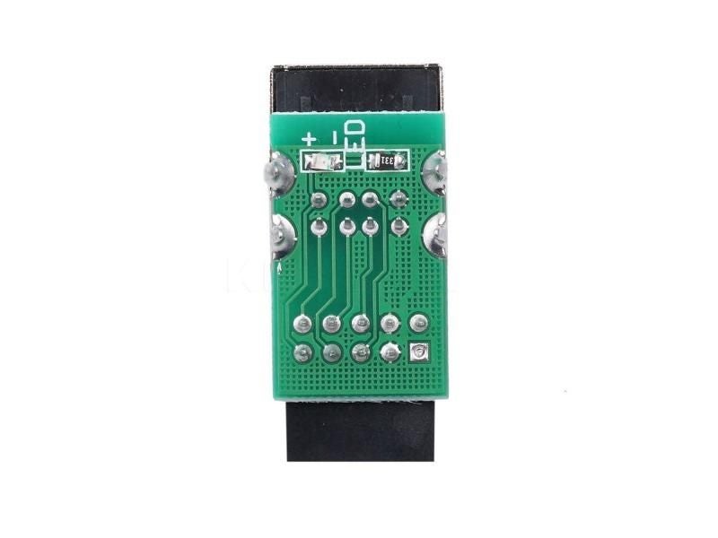 Kebidu 1pcs/lot USB 2.0 9Pin Female 2 Port A Female Adapter Converter PCB Board Carousel 1