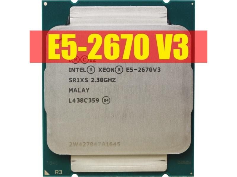 Intel Xeon CPU Official Version E5-2670V3 SR1XS X99 2.30GHZ 30M 12-CORES E5 Carousel 1