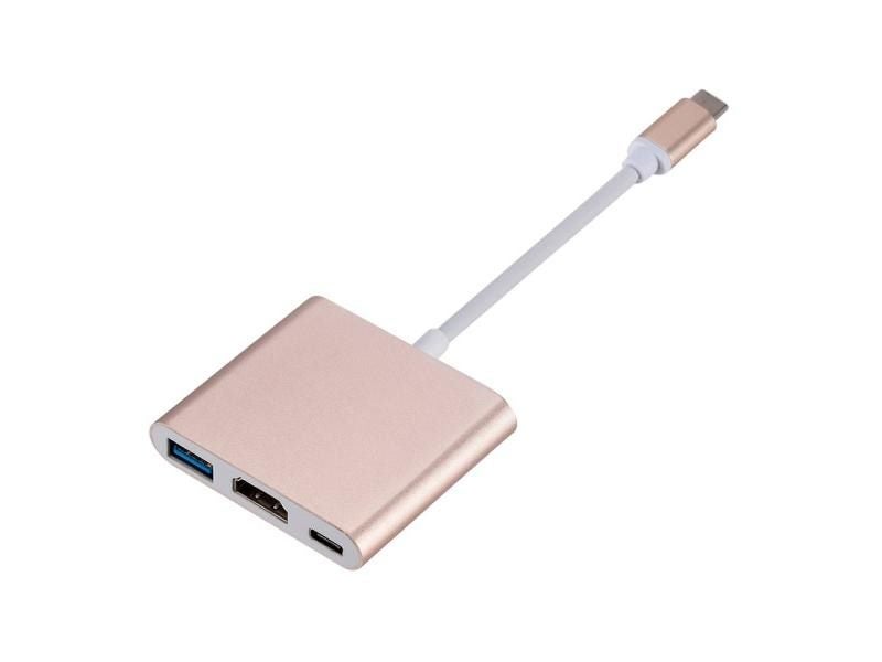 Kebidu Type C To HDMI-compatible Converter Adapter Usbc To C Adapter Type-C HUB Carousel 1