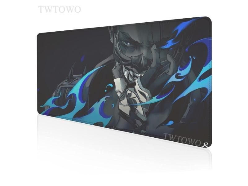 Valorant Yoru Custom Large Gaming Mouse Pad Keyboard Pad Desk Mat Carousel 2