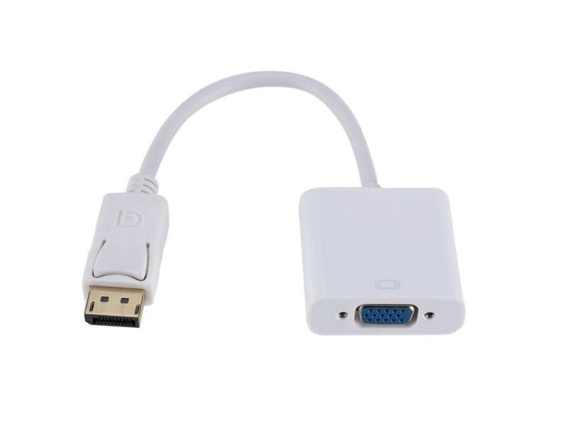 Male Display Port DP To VGA Female Adapter Cable Converter For Projector DTV TV Carousel 2