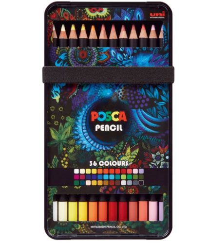 Uni Posca Pencils Assorted Set of 36 Carousel 1