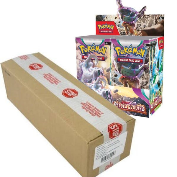 Pokemon TCG - PALDEA EVOLVED Booster Box CASE - BRAND NEW & FACTORY SEALED629376315494431129