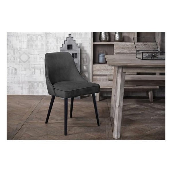 Rembrandt Pedro Dining Chair - Mustard Velvet (Pedro) Carousel 12