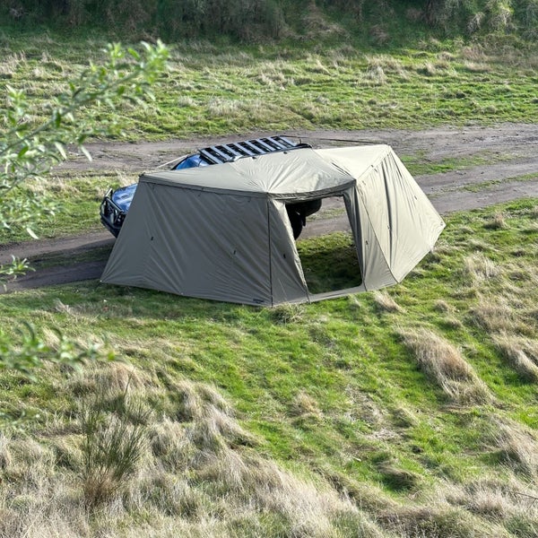 RMR Freestanding 180 Degree Awning Walls Carousel 2