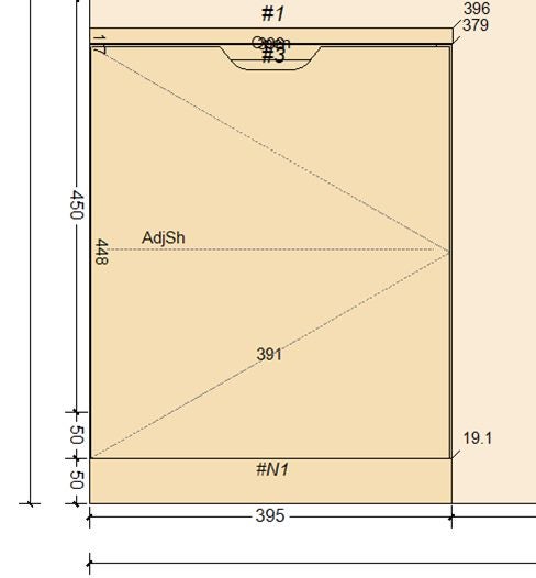 DEAL! Plywood -melamine office single-door storage cabinet 516mm High Right door Carousel 6