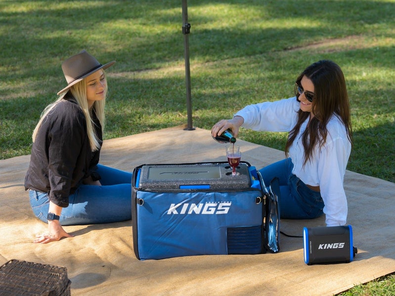 Kings Escape 30 Portable Camping Fridge / Freezer + Fridge Cover Carousel 11