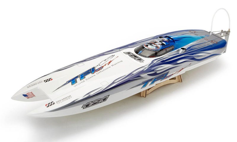 TFL 1122B Genesis 900 CAT Catamaran Racing Electric Boat ARTR - Dual Motor 6S... Carousel 1