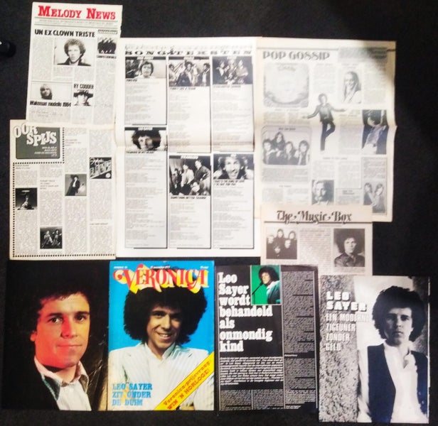 Leo Sayer magazine clippings Carousel 1