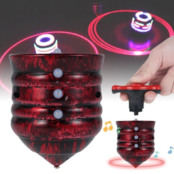 2/1Pcs Light Up Spining Top Toy LED Flashing Tops for Kids Party Favors Carousel 2