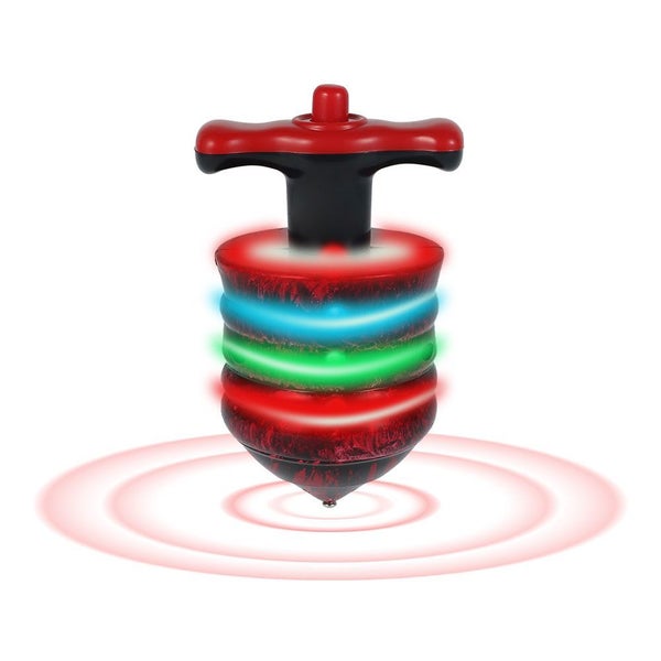 2/1Pcs Light Up Spining Top Toy LED Flashing Tops for Kids Party Favors Carousel 11
