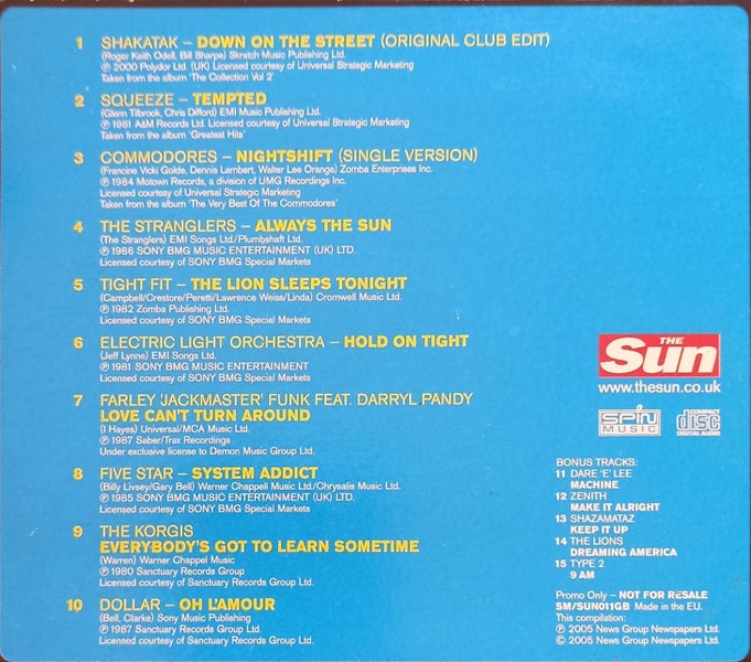 Best Of The 80's Vol Three (CD) Carousel 2