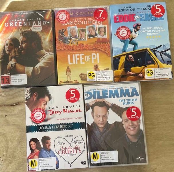 Action/Drama/Romance Movies x7 Brand New Carousel 1