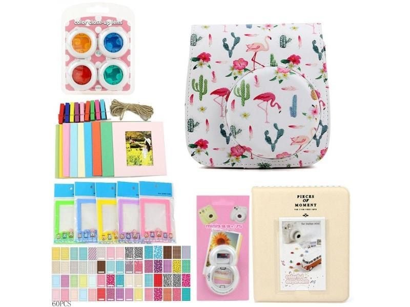 For Fujifilm Instax Mini 9 8 8 Camera Accessories Bundle Kit Shoulder Strap Bag Carousel 1
