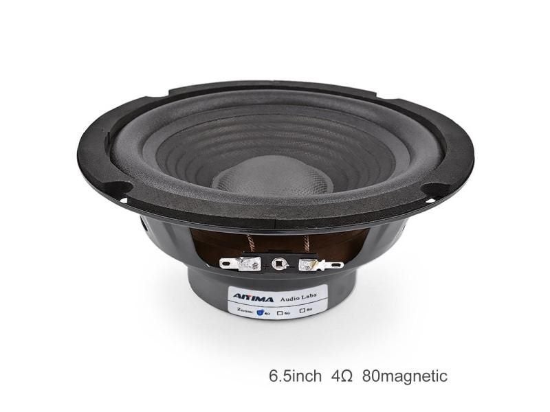 AIYIMA 1Pcs 6.5 Inch Midrange Bass Speaker 4 Ohm 8 Ohm 150W Card Package Carousel 1