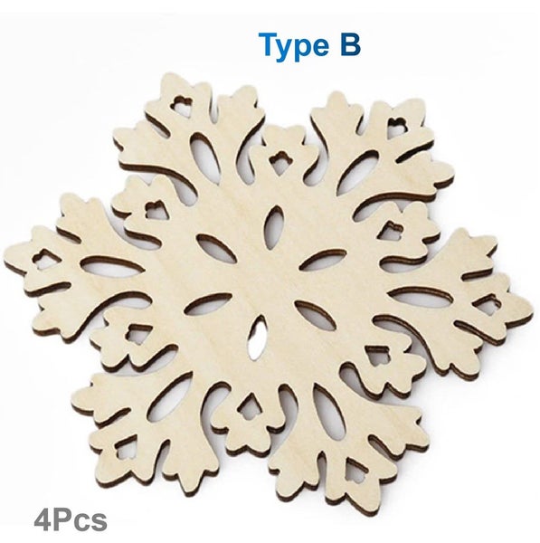 Coaster Placemat Coffee Coasters Wooden snowflake *Over Stocked* Carousel 1