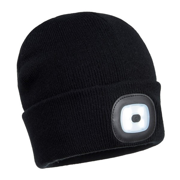 Portwest Beanie LED Head Light USB Rechargable - 5 Colour Options available Carousel 1