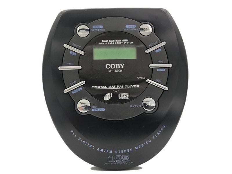 Portable CD Player Walkman Bass Boost System High Quality Music Shockproof Carousel 1