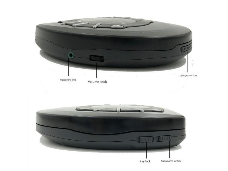 Portable CD Player Walkman Bass Boost System High Quality Music Shockproof Carousel 1