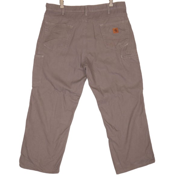Carhartt Baggy Fit Grey Carpenter Pants 38 x 30 Carousel 1