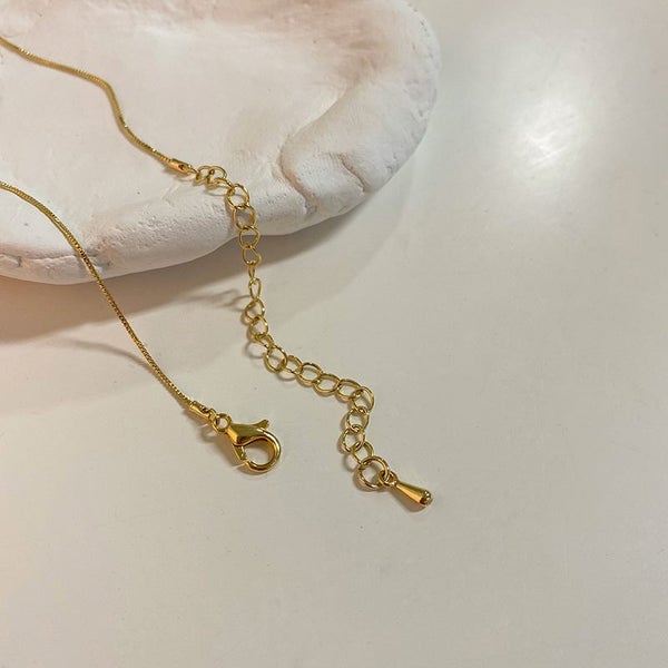 Necklace Simple Design Pearls Yellow Gold Plated Necklace Carousel 5