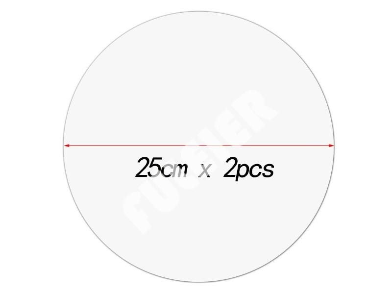 Acrylic Round Tall Double Barrel Cake Disc For DIY Baking Decoration Carousel 1