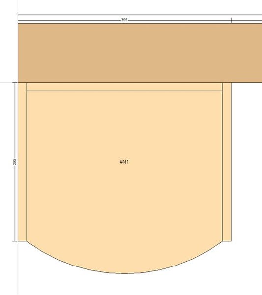 DEAL! Plywood Oval bedside tables 295/395D x 395 W x 500H62865827290243114