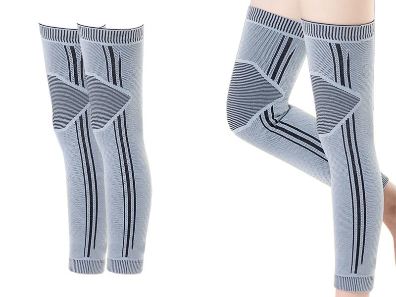 L Size Double Side Self Heating Extended Knee Pads Knee Sleeve Leg Support Brace Carousel 1