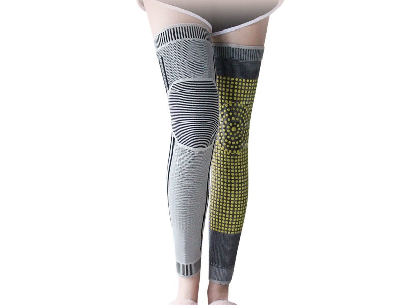 L Size Double Side Self Heating Extended Knee Pads Knee Sleeve Leg Support Brace Carousel 3