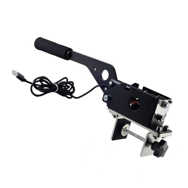 USB Handbrake for PC with Desk Clamp, Aluminium and Steel Carousel 1