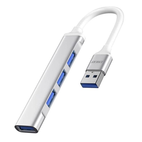 Enkay USB 4 Port Hub, 3 x USB 2.0, 1 x USB 3.0, Plug and Play Carousel 1