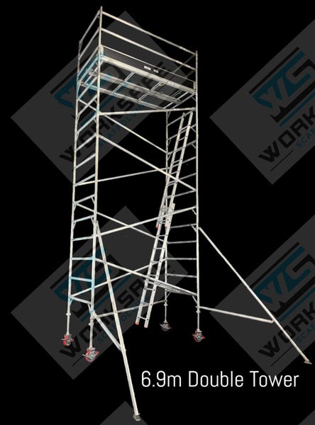 4 x Aluminium Scaffold Wheels 150x50mm Carousel 2