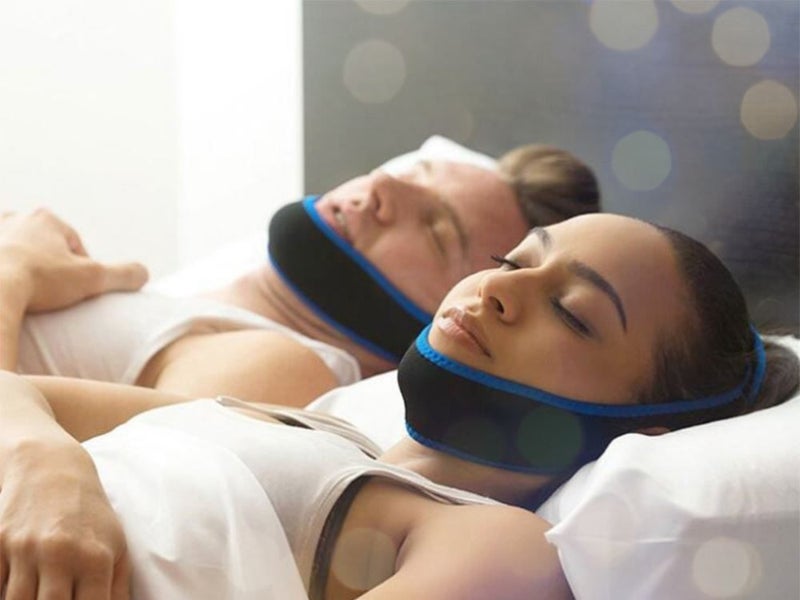2 X Chin Strap Stop Snoring Anti Apnea Jaw Sleep Aid Carousel 1