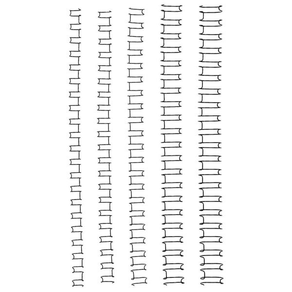 GBC Binding Wire 21 Loop 14mm Black Pk100 Carousel 1