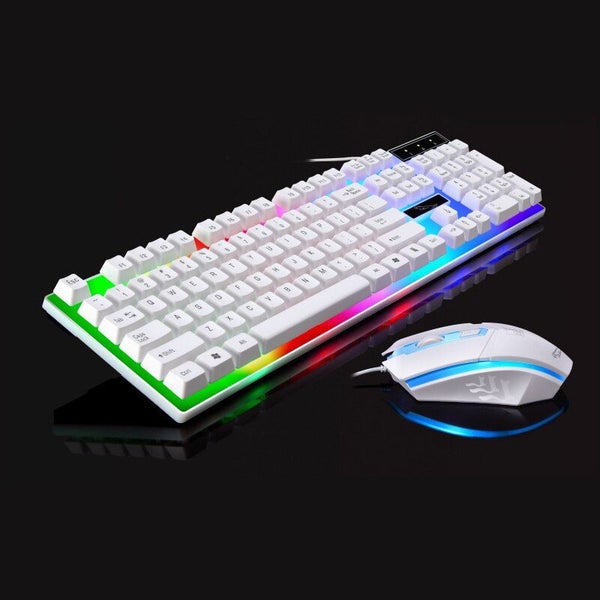 RGB Color LED Backlight Keyboard Mouse Gaming 1600DPI *Over Stocked* Carousel 1