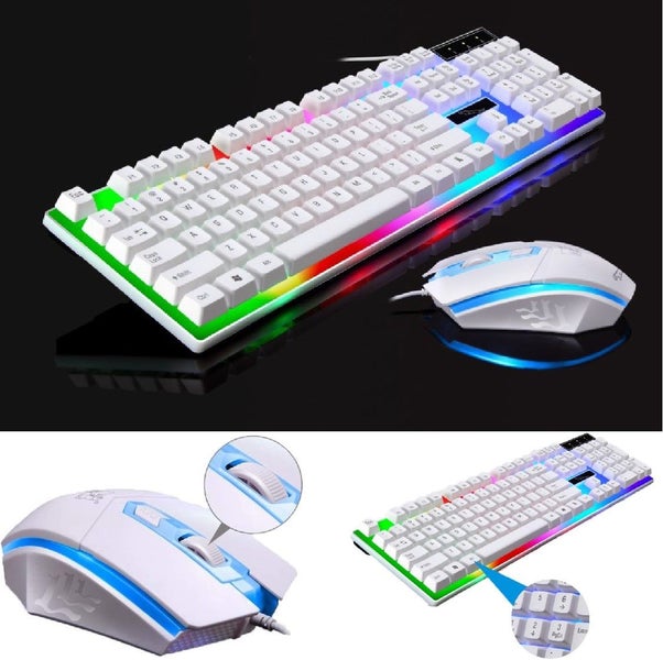 RGB Color LED Backlight Keyboard Mouse Gaming 1600DPI *Over Stocked* Carousel 2