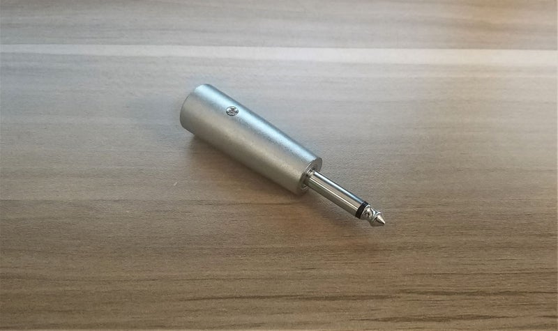 Audio Adapter 3 Pin XLR Male To 6.35mm Male Mono Jack (PC-26) Carousel 1