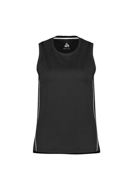 Balance Womens Singlet - Black/White - Size 20 - Biz Collection Carousel 1