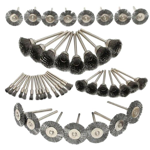 45Pcs Dremel Rotary Drill Polisher Wire Brush Wheels *Local Clearance* Carousel 2