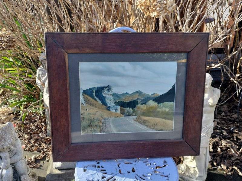 Frog Rock in Weka Pass in Heavy Oak Frame Carousel 1