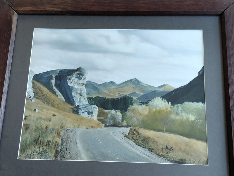 Frog Rock in Weka Pass in Heavy Oak Frame Carousel 2