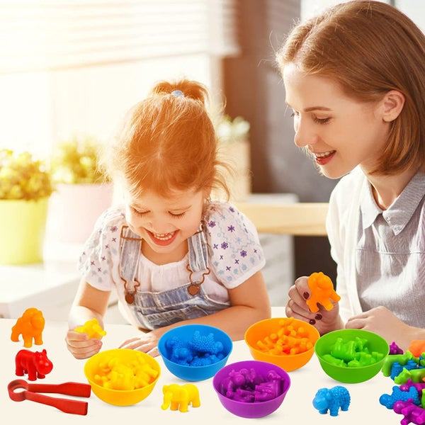 Counting Animals Toys Matching Game for for 3 4 5 Years Old Carousel 1