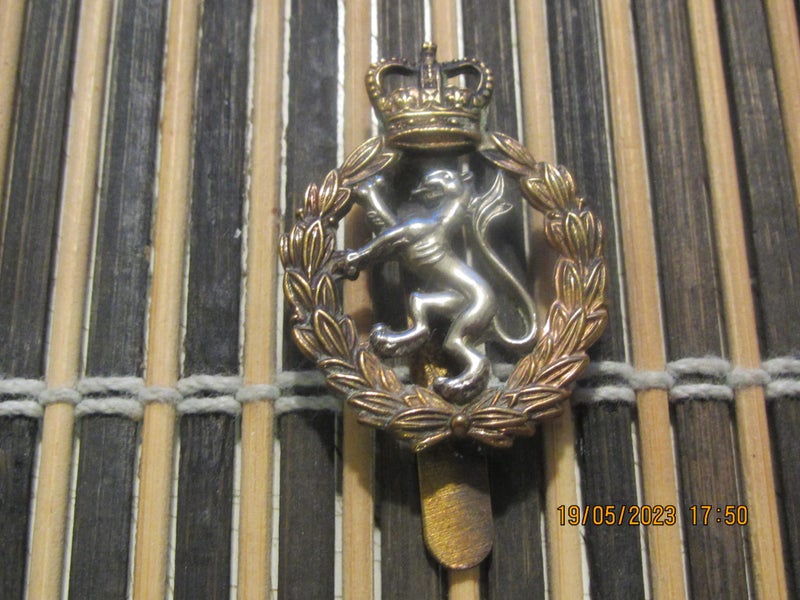 Cap badge, other ranks, Women's Royal Army Corps, 1949-1952 Carousel 1